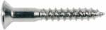 Boston WS-04-C screw, 3, 5x25mm, 12pcs, oval countersunk, chrome