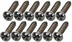 Fender 0011357049 tuner mounting screws, Classic/Vintage series guitars, #3 x 3/8& quot; , nickel, 12 pcs