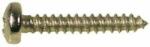 Boston TS-15-M screw, 2, 2x9, 5mm, 12pcs, dome head, tapping, for tuners, brass