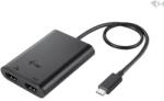i-tec USB 3.0 Type C HDMI 2.0 Átalakító Fekete 15cm C31DUAL4K60HDMI (C31DUAL4K60HDMI)