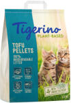  Tigerino Tigerino Plant-Based Tofu Așternut pentru pisici - Parfum de ceai verde - 3 x 4, 6 kg