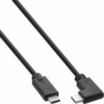 InLine Cablu USB 3.2 Gen2 type C drept/unghi 90 grade T-T 0.3m, InLine IL35707W (IL35707W)