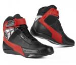 Eleveit Stunt WP cizme de motocicletă negru și roșu lichidare (EL1042W)