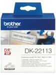 BROTHER Címkenyomtató szalag (DK Tape), 62 mm x 15, 24 m, öntapadó, Brother (DK-22113) (DK22113)