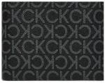 Calvin Klein Portofel Mare pentru Bărbați Calvin Klein Ck Must Mono Bifold 5Cc W/Coin K50K511671 Classic Mono Black 0GJ