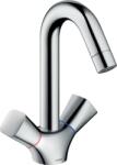 Hansgrohe Logis Kétkaros mosdócsaptelep, automata lefolyó