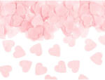 PartyDeco Konfetti, szív forma, light pink, 15 gramm
