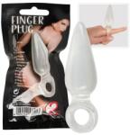 You2Toys Dop Anal Finger Plug You2Toys Transparent grosime 2.7 cm lungime 9.5 cm