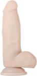 EVOLVED Dildo cu testicule - si ventuza Evolved REAL SUPPLE POSEABLE culoarea Pielii lungime 17.8 cm diametru 4.2 cm Dildo