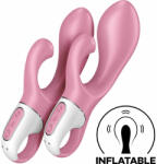 Satisfyer Vibrator Satisfyer Air Pump Bunny 2 stimulare clitoris - punctul G grosime 4.2 cm lungime 20 cm Vibrator