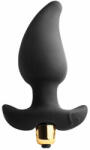 Rocks-Off Dop Anal Butt Quiver Rocks-Off Negru grosime 3.5 cm lungime 9.5 cm vibratii