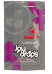 JoyDrops Lubrifiant pe baza de apa unisex JoyDrops Cherry Lubricant Gel 5 ml parfumat