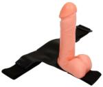 Voluptas Strap On unisex Dildo Inclus Voluptas Ultra Passionate culoarea Pielii 17.5 cm