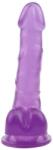 Chisa-novelties Dildo cu testicule - si ventuza Chisa Novelties Purple Violet lungime 19.5 cm diametru 3.3 cm Dildo