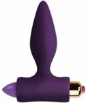 Rocks-Off Dop Anal Plug Rocks-Off Violet grosime 2.7 cm lungime 10 cm vibratii