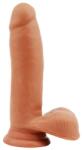 Chisa-novelties Dildo cu testicule - si ventuza Chisa Novelties Sex Lure Latin Bronz lungime 17.5 cm diametru 3.8 cm Dildo