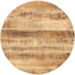 vidaXL Blat de masă, 40 cm, lemn masiv de mango, rotund, 15-16 mm (285999)