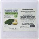 e-FIORE Săpun Aleppo Olive și Laur 5% pentru piele uscată și sensibilă - E-Fiore Aleppo Soap Olive-Laurel 5% 200 g