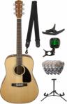 Fender CD-60S Dreadnought WN Natural Deluxe SET