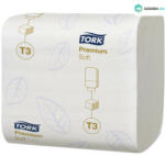 Tork toalettpapír T3, hajtogatott Premium soft, 2r. , fehér, 252lap/csg, 30csg/# (HT114273)