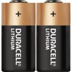 Duracell CR123A fotóelem, lítium, 3V 1400 mAh, 2 db, Duracell EL123AP, K123LA, RL123A, EL123A, DL123A, 5018LC, LR123, VL123 (DUR020320) (DUR020320)