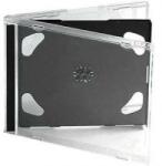  CD-BOX Dublu cu tavă neagră (dublu CD box)