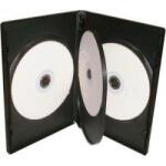  DVD-BOX 14 mm pătrat negru pentru DVD