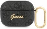 GUESS GUAP4GSMK Guess 4G Script PC / PU tok Airpod Pro szürke