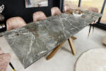  MARVELOUS exkluzív bővíthető étkezőasztal - szürke márvány - 180-220-260cm (43841)