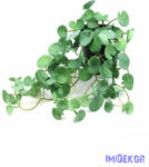  Cserepes real touch csüngős növény 65 - Hamvas Zöld