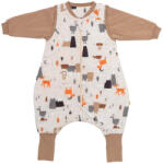 Slumbersac Sac de dormit cu picioruse si maneca lunga detasabila Mountain Animals 80 cm + manseta 2.5 Tog - Slumbersac (CJ771-25FSN)