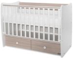 Lorelli Трансформиращо се легло Lorelli - Matrix, 60 х 120 cm, бяло и кехлибар (10150600044P) - baby