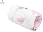 MimiNu Perna pentru alaptat tip manson, Din bumbac certificat Oeko Tex Standard 100, 25 cm, Baby Shower Pink (6426972011891)