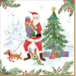 Easy Life R2S. 414JOYF Papírszalvéta 33x33cm, 20db-os, Joyful Santa (8oo1544144528)