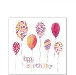 Ambiente AMB. 12516295 Birthday Balloons papírszalvéta 25x25cm, 20db-os (87121591768o3)