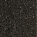 Ambiente AMB. 12504930 Elegance Black dombornyomott papírszalvéta 25x25cm, 15db-os (8712159o89684)