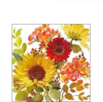 Ambiente AMB. 12515020 Sunny Flowers Cream papírszalvéta 25x25cm, 20db-os (8712159168426)