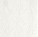 Ambiente AMB. 12504925 Elegance White dombornyomott papírszalvéta 25x25cm, 15db-os (8712159o92677)