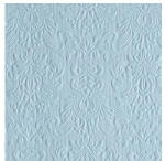 Ambiente AMB. 12511106 Elegance pale blue dombornyomott papírszalvéta 25x25cm, 15db-os (871215914o965)