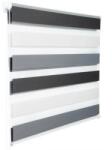 Woltu 90×150 cm sávos roló, dupla róló, zebra roló, 3 színű, fúrás nélkül - mindentjoaron