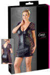 Cottelli Collection Plus Size - masnis, csipkés kombinált ruha (fekete) (27169761051)