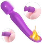 Sex HD Iris - 2 motoros melegítő wand masszírozó vibrátor (lila)