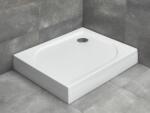 Radaway Delos D 100x75 cm szögletes, aszimmetrikus akril zuhanytálca + előlappal, lábbal és szifonnal együtt