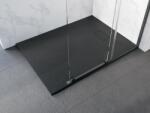 Besco Vexo Ultraslim, kőhatású, szögletes 90x130 cm zuhanytálca, fekete + szifonnal együtt