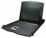 PLANET kvm-210-08m kvm превключвател Монтаж в сървърен шкаф Черен (kvm-210-08m)