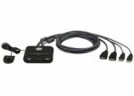 ATEN CS22HF 2-Port USB FHD HDMI Cable KVM Switch (CS22HF)