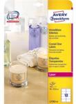 AVERY L7783-25 96x50, 8mm 250db-os poliészter víztiszta etikett (L7783-25) - bestbyte