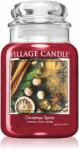 Village Candle Christmas Spice lumânare parfumată (Glass Lid) 602 g