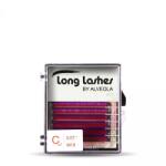 Long Lashes műszempilla színes MIX - LILA C 0, 07-9-9-11-11-13-13mm (LLC307000-4) - alveolashop