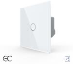 LIVOLO Intrerupator Simplu Cap Scara / Cruce cu Touch LIVOLO din Sticla - Protocol ZigBee EC
